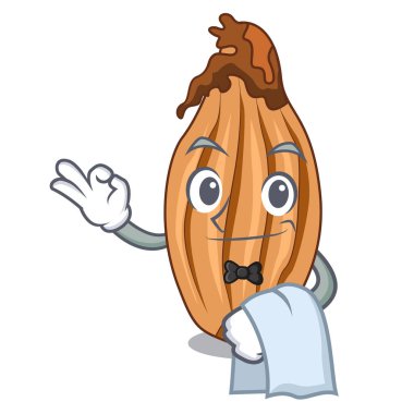 Garson olgun soğancık bir maskot izole