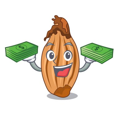 Para olgun soğancık bir maskot izole