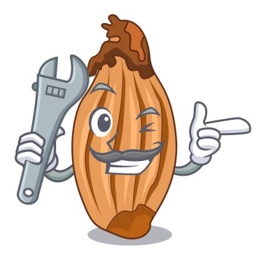 Bir cam kase karikatür mekanik soğancık