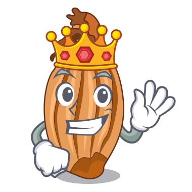 Bir cam kase karikatür Kral soğancık