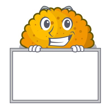 Yönetim Kurulu karakter Jamaika köftesi ızgara ile sırıtarak