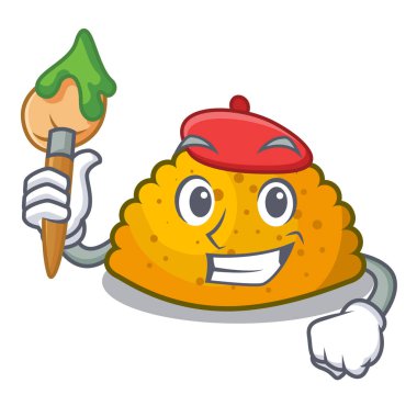 Sanatçı karakter Jamaika köftesi ızgara