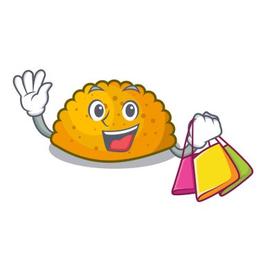 Plaka karikatür lezzetli kızarmış köftesi alışveriş