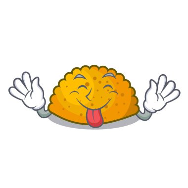 Ev yapımı köftesi tablo karikatür dışarı dil