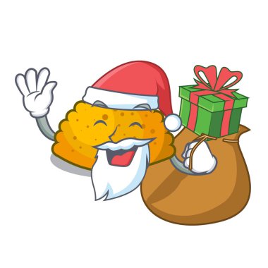 Noel Baba hediye ev yapımı köftesi tablo karikatür ile