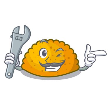 Tablo karikatür mekanik ev yapımı köftesi