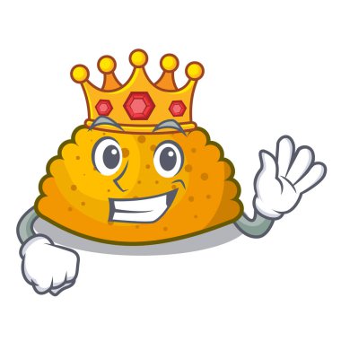 Tablo karikatür Kral ev yapımı köftesi