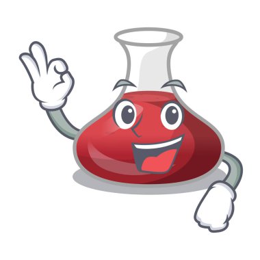 Çizgi film sürahi ile iyi lezzetli kırmızı şarap