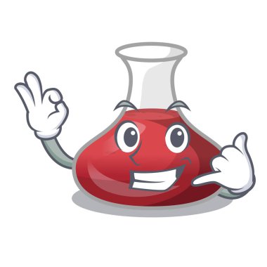 Bana maskotu izole kırmızı şarap sürahi de