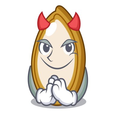 Şeytan Taze kabak çekirdeği plaka karikatür