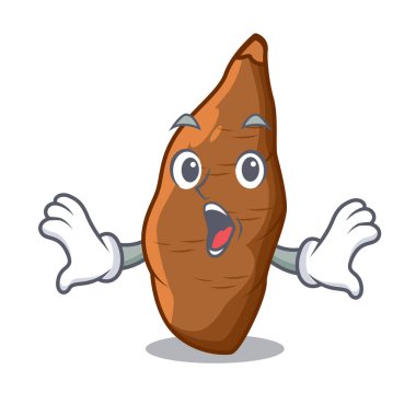 Sürpriz olgun manyok karikatür masada