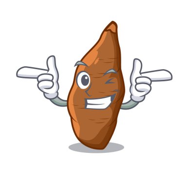 Wink manyok kök plaka karikatür