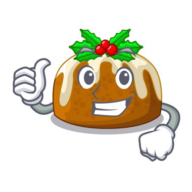 Çizgi film ev yapımı Noel pudingi holly ile yaşasın