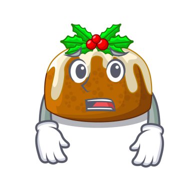 Yazık ki Noel pudingi yemek tablo karikatür