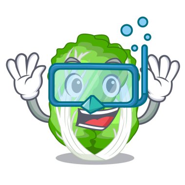 Dalış karakter Çin lahanası ahşap kase