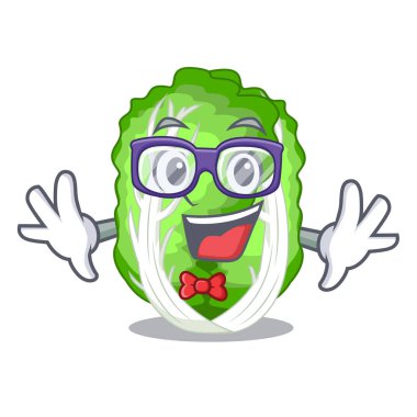 Geek karakter Çin lahanası ahşap kase