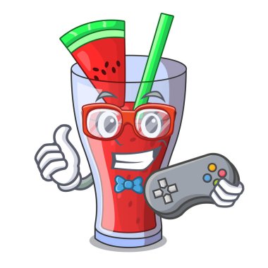 Karpuz meyve karikatür ile oyun karpuz suyu