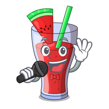 Karpuz suyu karpuz meyve karikatür ile şarkı