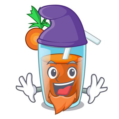 Elf karakter sağlıklı havuç yüzlü diyet için