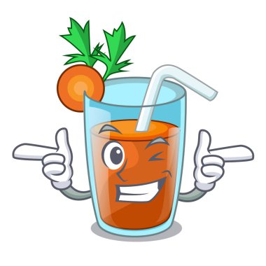 Wink ev yapımı havuç yüzlü çizgi film cam