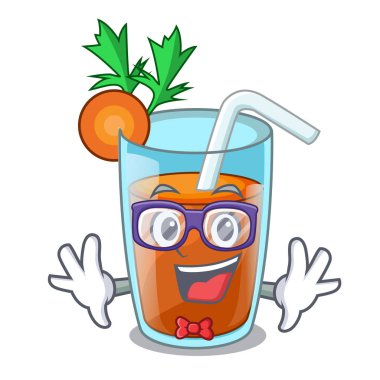 Geek ev yapımı havuç yüzlü çizgi film cam