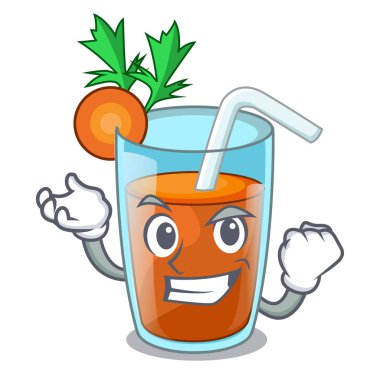 Başarılı ev yapımı havuç yüzlü çizgi film cam