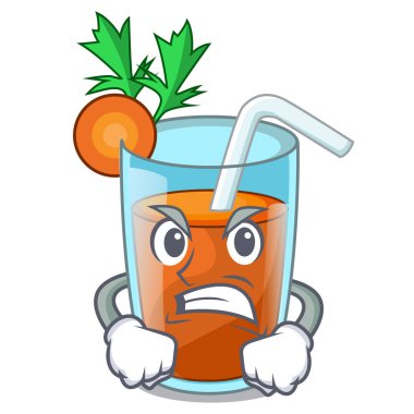 Kızgın taze yüzlü havuç karikatür tablo