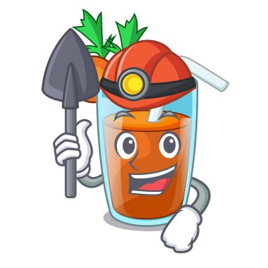 Madenci taze yüzlü havuç karikatür tablo