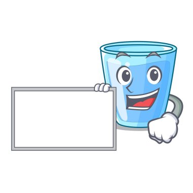 Yönetim Kurulu karakter kadeh içki içmek için su ile