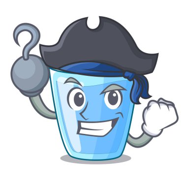 Korsan karakter bardak su içmek için