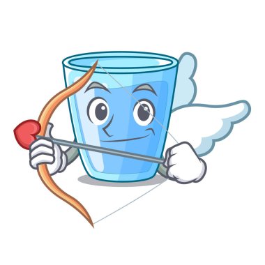 Aşk tanrısı karakter bardak su içmek için