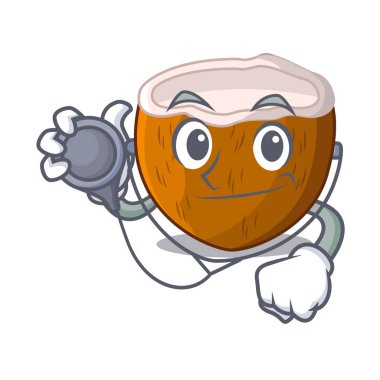 Doktor karakter Hindistan cevizi adet pazarında