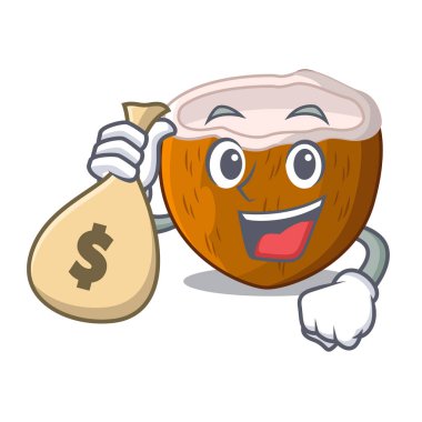 Para çantası karakter Hindistan cevizi Pazar adet ile