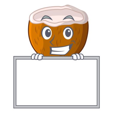 Adet Pazar vektör çizim kurulu karakter cevizli sırıtarak