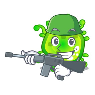 Ordu karakter mikrop bakteri avuç