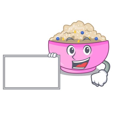 Yönetim Kurulu ile bir kase yulaf lapası karakter