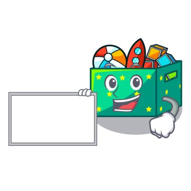 Yönetim Kurulu karakter ahşap kutu çocuklar oyuncak ile