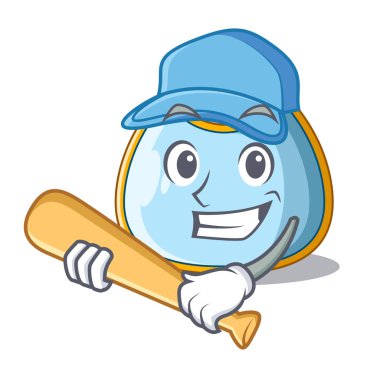 İskambil beyzbol karakter bebek bib yürümeye başlayan çocuk besleme için