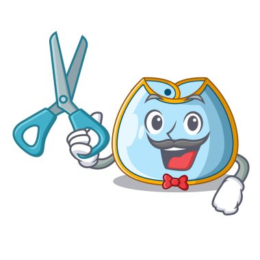 Kuaför karakter bebek bib bebek besleme için