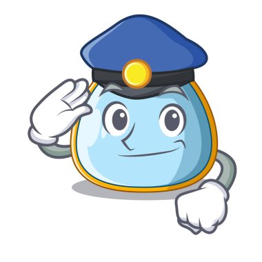 Polis karakter bebek bib bebek besleme için