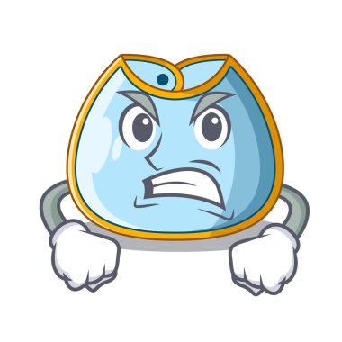 Kızgın ev yapımı bebek bib bez Karikatür