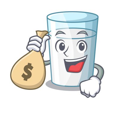 Para çantası karakter süt cam ile yemek masası