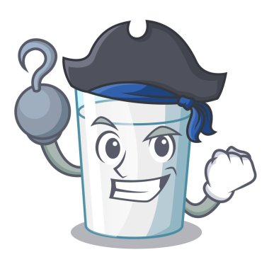 Korsan karakter süt cam yemek masası