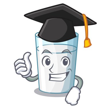 Mezuniyet protein zengin süt çizgi film cam