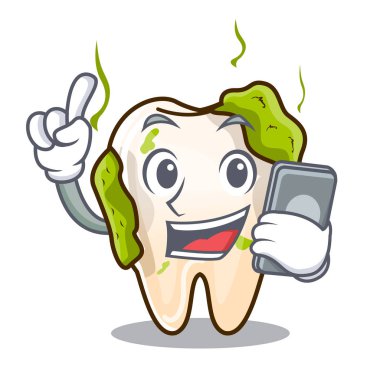 Telefon karakterle sağlıksız rehabilitasyon önce dişleri çürüdü