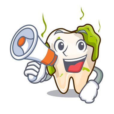 Megafon karakterle sağlıksız rehabilitasyon önce dişleri çürüdü