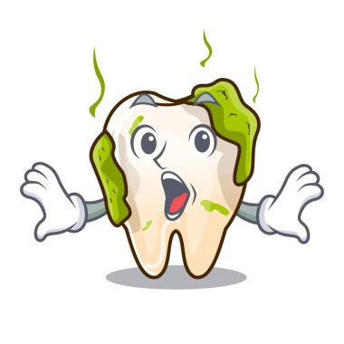 Restoratif tedavi öncesi sürpriz karikatür çürük diş