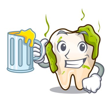 Suyu karikatür çürük diş restoratif tedavi öncesi