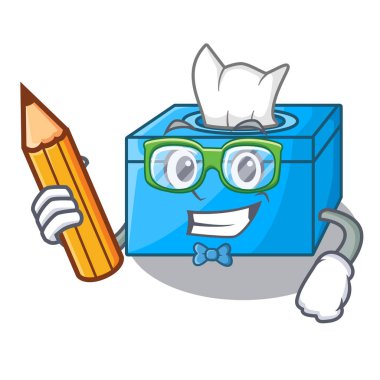 Öğrenci çizgi film doku kutusu Restoran