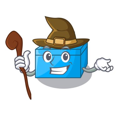 Cadı çizgi film doku kutusunda büfe